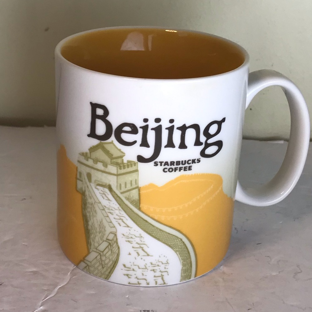 Starbucks Beijing Coffee Mug Cup‎ Collectors Item Ceramic EUC Tea Good Condition